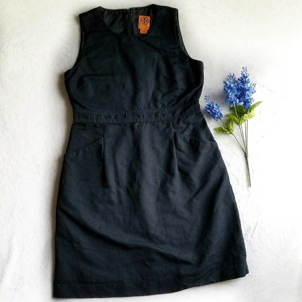 TORY BURCH • navy sleeveless dress